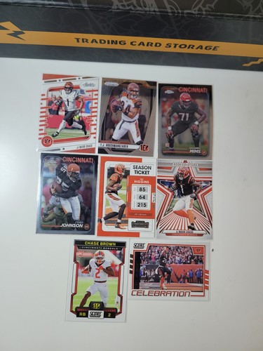 LOTE DE 20 TARJETAS DEL EQUIPO CINCINATTI BENGALS VETERANOS Y NOVATOS (SE MUESTRAN TODAS LAS CARTAS) - Imagen 2 de 3