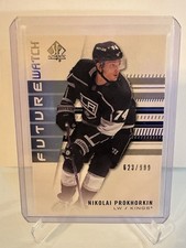 2019-20 SP Authentic Nikolai Prokhorkin Future Watch Rookie /999 Kings FREE SHIP