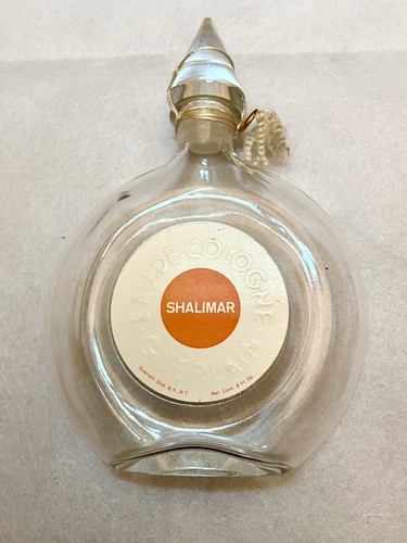 Shalimar Guerlain Crystal 5.25” Dummy, Bottle Only, 6 Oz Size