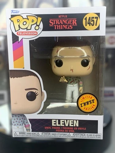 Funko Pop CHASE Stranger Things: Eleven (Bloody) Figure w/ Protector
