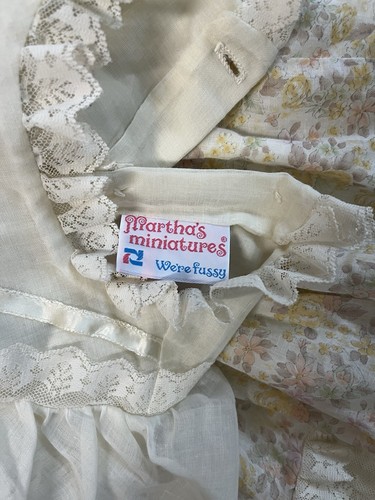 Martha’s Miniatures Were Fussy Dress Size 5 6 Beautiful Vintage - Picture 6 of 8