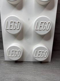 Gray Lego Storage Brick Cube Stackable 8 Stud Box Container 9.75&rdquo; X 19&rdquo; X 7&rdquo;