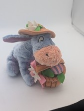 Vtg Disney Store Eeyore Basket Of Eggs Mini Bean Bag 6 Easter Plush Spring Pooh