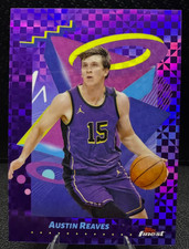 2024-25 Finest Purple X-Fractors #219 Austin Reaves Los Angeles Lakers 39/75