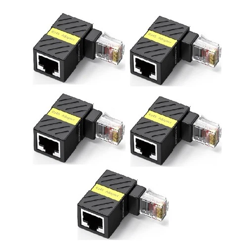 RJ45 360° Drehbarer Netzwerkstecker 90 Grad Rechtwinkliger Gigabit-A3074