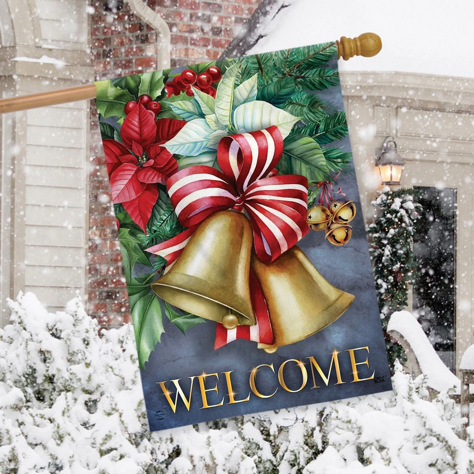 Флаг дома рождественские колокола Briarwood Lane - Изображение 3 из 4