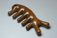11CM Natural Sandalwood Meridian Massage Comb