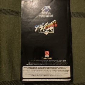 VINTAGE 1996 SEGA SATURN STREET FIGHTER ALPHA WARRIORS DREAMS GAME PAL & SECAM
