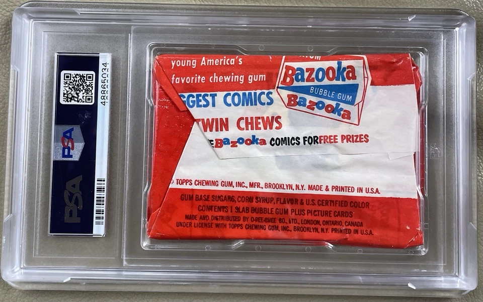 1956 Topps - Western Round Up, Unopened 5-cent Wax Pack - PSA 7 - Image 2 of 3