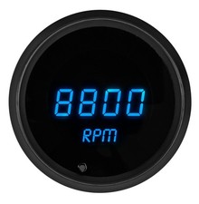 Jegs Tachometer Led Digital Black Bezel Black Face Blue Numbers And Bar Jegs Tachometer Led Digital Black Bezel Black Face Blue Numbers And Bar