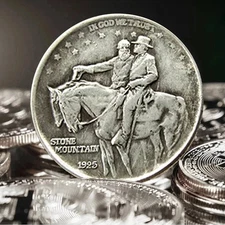 1925 STONE MOUNTAIN Silver Commemorative Coin Liberty Half Dollar