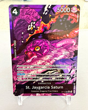 One Piece CCG St. Jaygarcia Saturn OP13-083 Rare Foil Alt Art NM EN