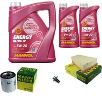 Inspektionspakete 7L Mannol 5W-20 FüR Ford Mondeo IV Turnier 2.0 2.3 Galaxy