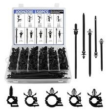150pcs Wire Loom Clips Car Automotive Harness Routing Clips Assortment Kits - 10