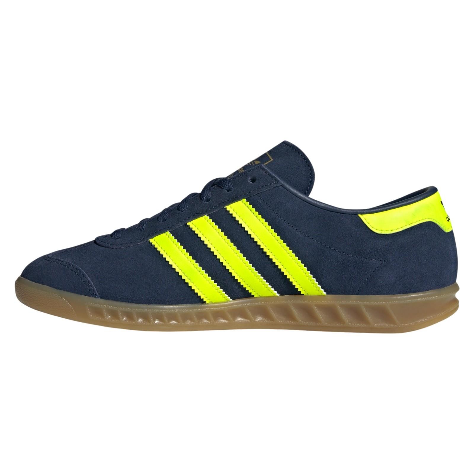 adidas ORIGINALS WOMEN'S HAMBURG TRAINERS SHOES SNEAKERS NAVY RETRO NEW BNWT OG thumbnail 4