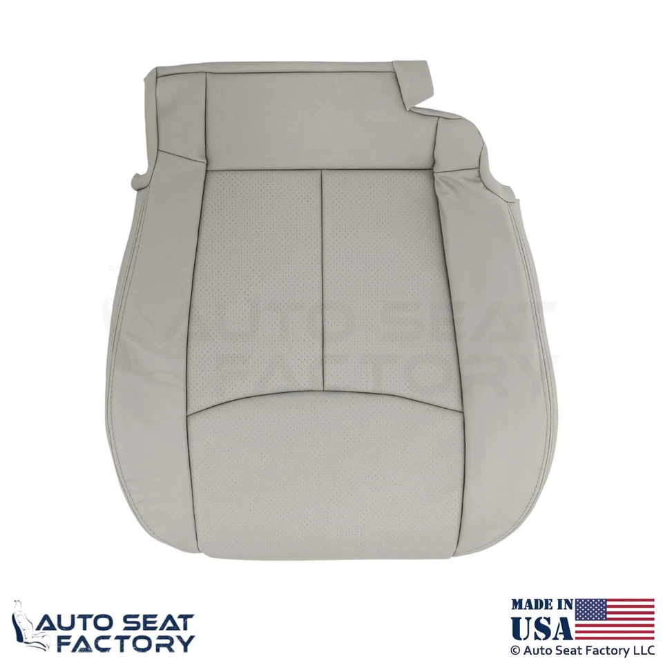 Cubiertas de asiento delanteras inferiores de piedra de cuero genuino para Infiniti M37 M56 2011-2013 Foto 2 de 4