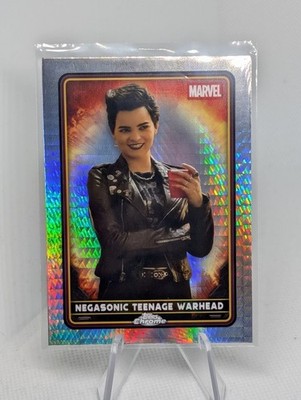 2025 Topps Chrome Deadpool Negasonic Teenage Warhead Hyper Prism Refractor
