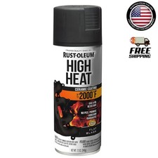 High Heat Flat Black Automotive Spray Paint Oil Resistant Exhaust Engine Enamel High Heat Flat Black Automotive Spray Paint Oil Resistant Exhaust Engine Enamel