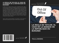 Thierry Kwizera | LA Regla DE Taylor: EL Caso DE LA Banque DE LA Republique...