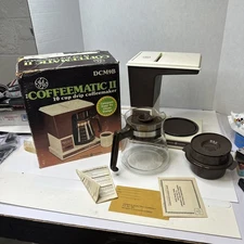 Vintage General Electric Coffeematic II DCM9B Coffee Maker 10 Cup Automatic Drip