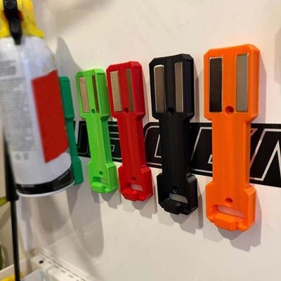 Magnetischer Dosenhalter 2 Stück starker Halt für große Spraydosen in Garage