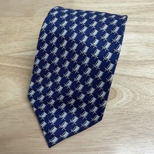 Sero New England Classics Men’s Necktie Blue All Over Print Silk Tie Lawn Chair