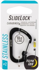Nite Ize SlideLock Stainless Steel Carabiner 2 - Black