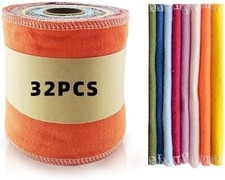 Reusable Toilet Paper - 32 Absorbent Washable Cotton Flannel Wipes