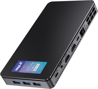 MeLE Overclock4C Mini PC, 12th Alder Lake-N100(up to 3.4GHz,4C/4T), 32GB DDR4