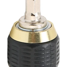 PopUp Drill Chuck Hex 1/4in Metal Screwdriver Adapter Accessory Tool For