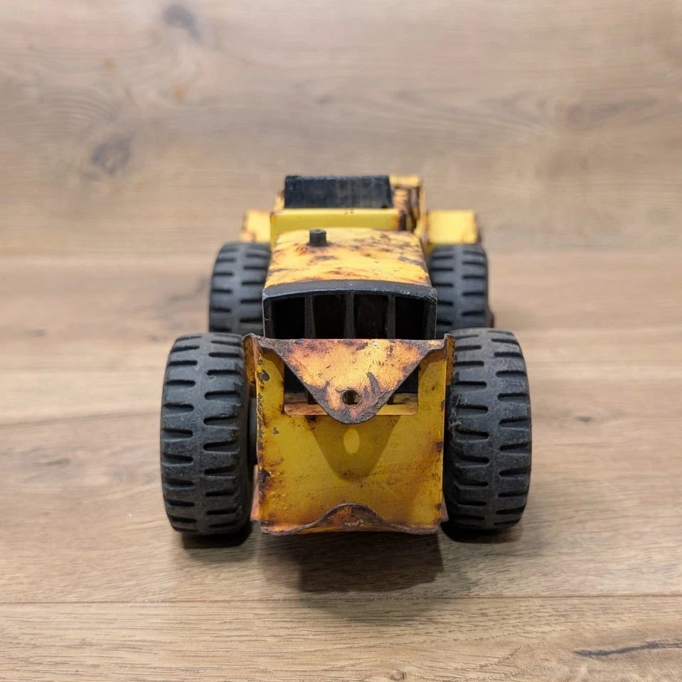 Juguete de construcción cargador frontal Tonka vintage acero prensado 10" Foto 4 de 4