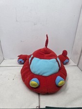 Disney Little Einsteins Beanz Pat Pat Rocket Space Ship Plush 7  Red Bean Bag