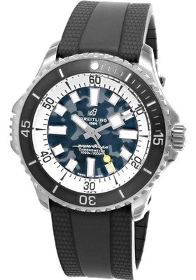 NEW Breitling Superocean Auto 46 Super Diver Titanium Men's Watch E10379351B1S1