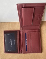 Portafoglio uomo Navigare In Pelle, PortaDocumenti, C Credito, Banconote, Monete