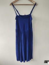 Julipa Midi Cami Dress Size 18 Womens Blue Casual Sleeveless Summer Beach Boho