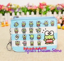 Keroppi Emoji ID Cardholder Coin Purse Keychain Wallet