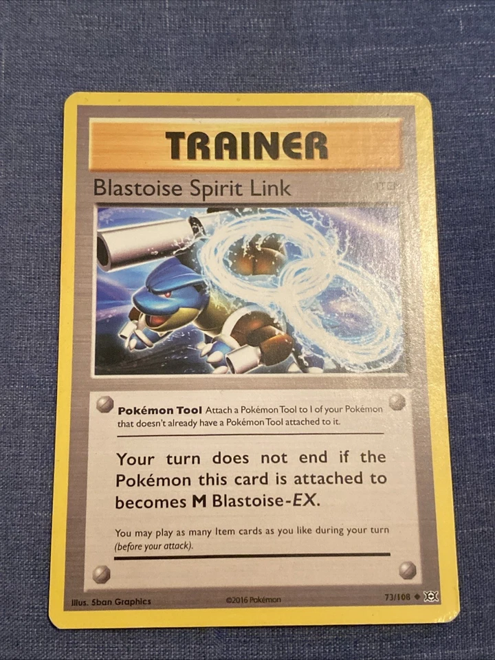 Blastoise Spirit Link 73/108 Uncommon XY Evolutions English - Image 2 of 4