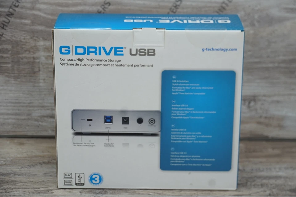 G-Technology G Drive USB 4 Tb USB 3.0 Enterprise Class 7200 RPM - Image 2 of 4