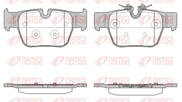 Remsa Bremsbelagsatz Scheibenbremse 1868.00 FüR BMW 2Er F44 1Er F40 X2 F39 116-image