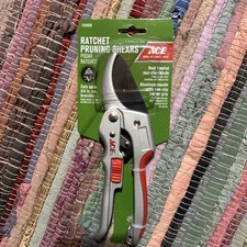 Ace Ratchet Pruning Shears Cuts Up To 3/4 In Diameter Branches 