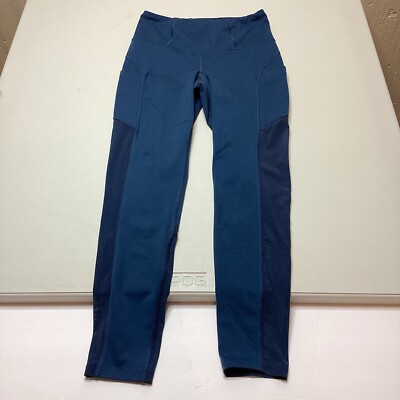 The North Face Flash Dry Womens Leggings Size S/P Blue Mid