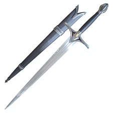 Fantasy Replica Medieval Swords Battle Viking, Stainless Steel Blade, w Scabbard