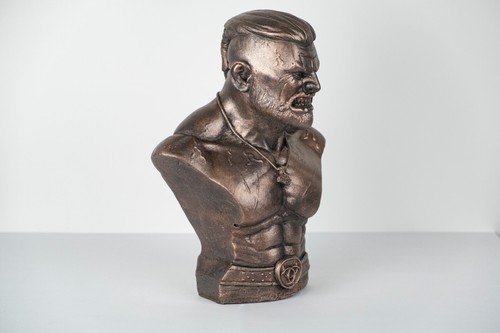 Skandinavischer Wikinger Figur Büste Skulptur Handarbeit Steinfiguren Skulptur - Bild 51 von 60