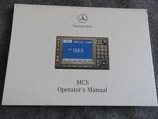 2000 Mercedes MCS Navigation  Owners Manual