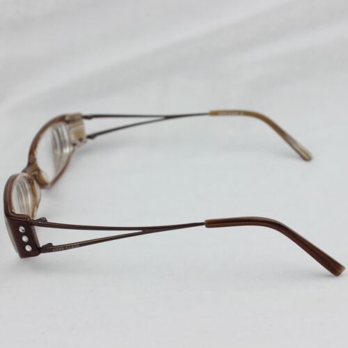 Anne Klein Eyeglasses 8049 Womens Marbled Plastic & Metal Frame Case 136 52/15 - Picture 3 of 9