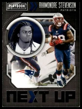 2021 Panini Playbook Next Up #NXT-RST Rhamondre Stevenson New England Patriots