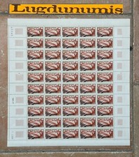 Planche Timbre N° 1583 50 Timbres 1969 80 C. Barrage de Vouglans Jura
