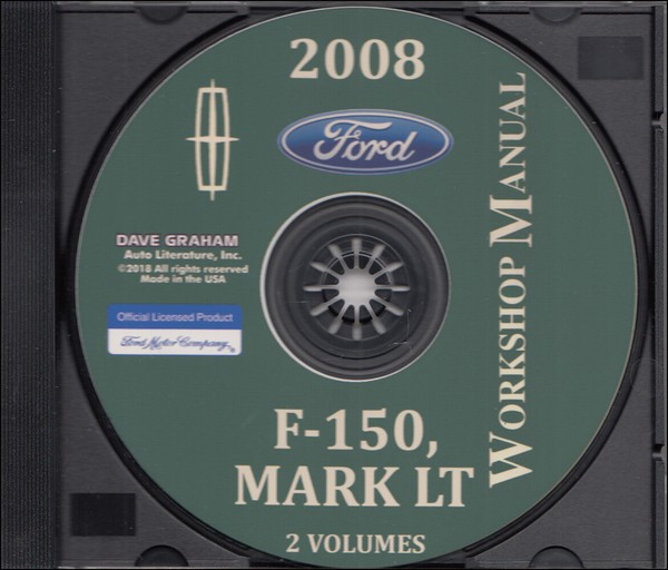 2008 Ford F150 Marke Lt Shop Manuell CD F-150 Pickup Truck Service Werkstatt-image