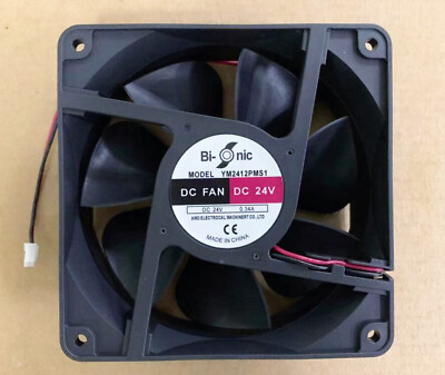 1 of Bi-onic YM2412PMS1 Axial cooling fan 12038 DC24V 0.34A[M158a]