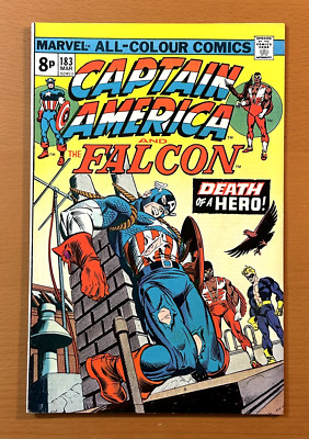 Captain America #183 (Marvel 1975) VF- Bronze age comic.